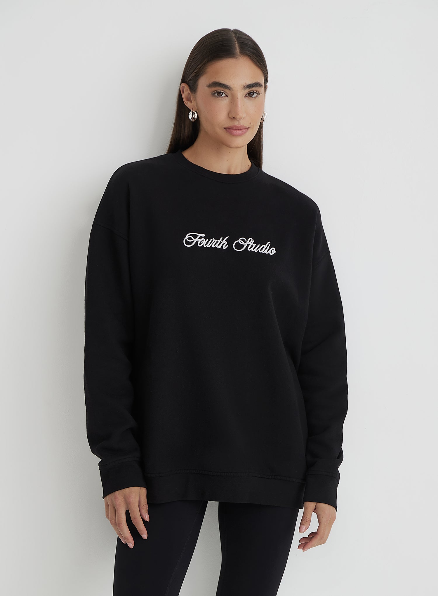 Washed Black Fourth Studio Oversized Sweatshirt